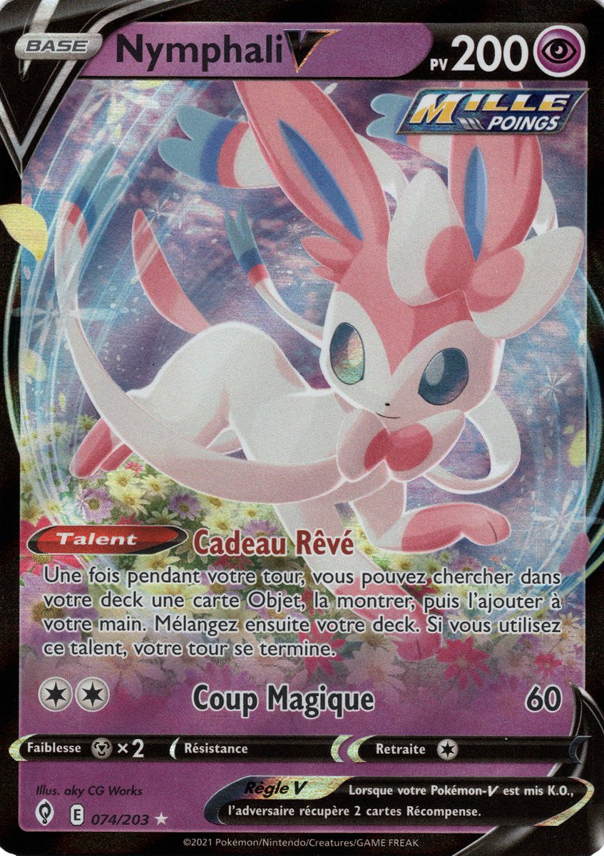 Nymphali V – EB07 074/203 – Évolution Céleste SWSH07 – Cartes Pokémon