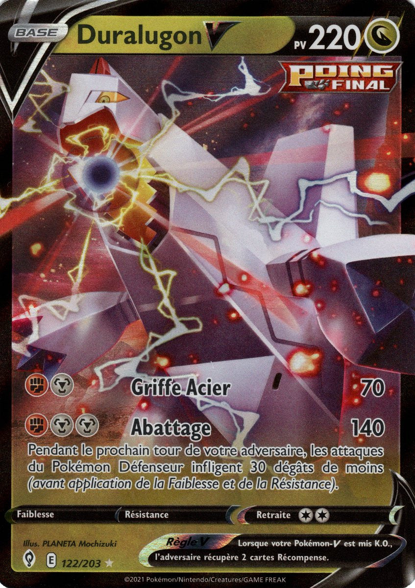 Duralugon V – EB07 122/203 – Évolution Céleste SWSH07 – Cartes Pokémon