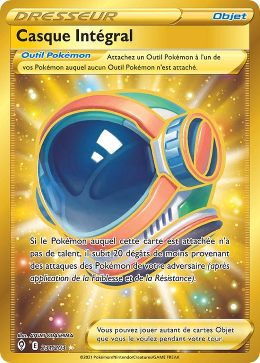 Casque Intégral – EB07 231/203 – Évolution Céleste SWSH07 – Cartes Pokémon