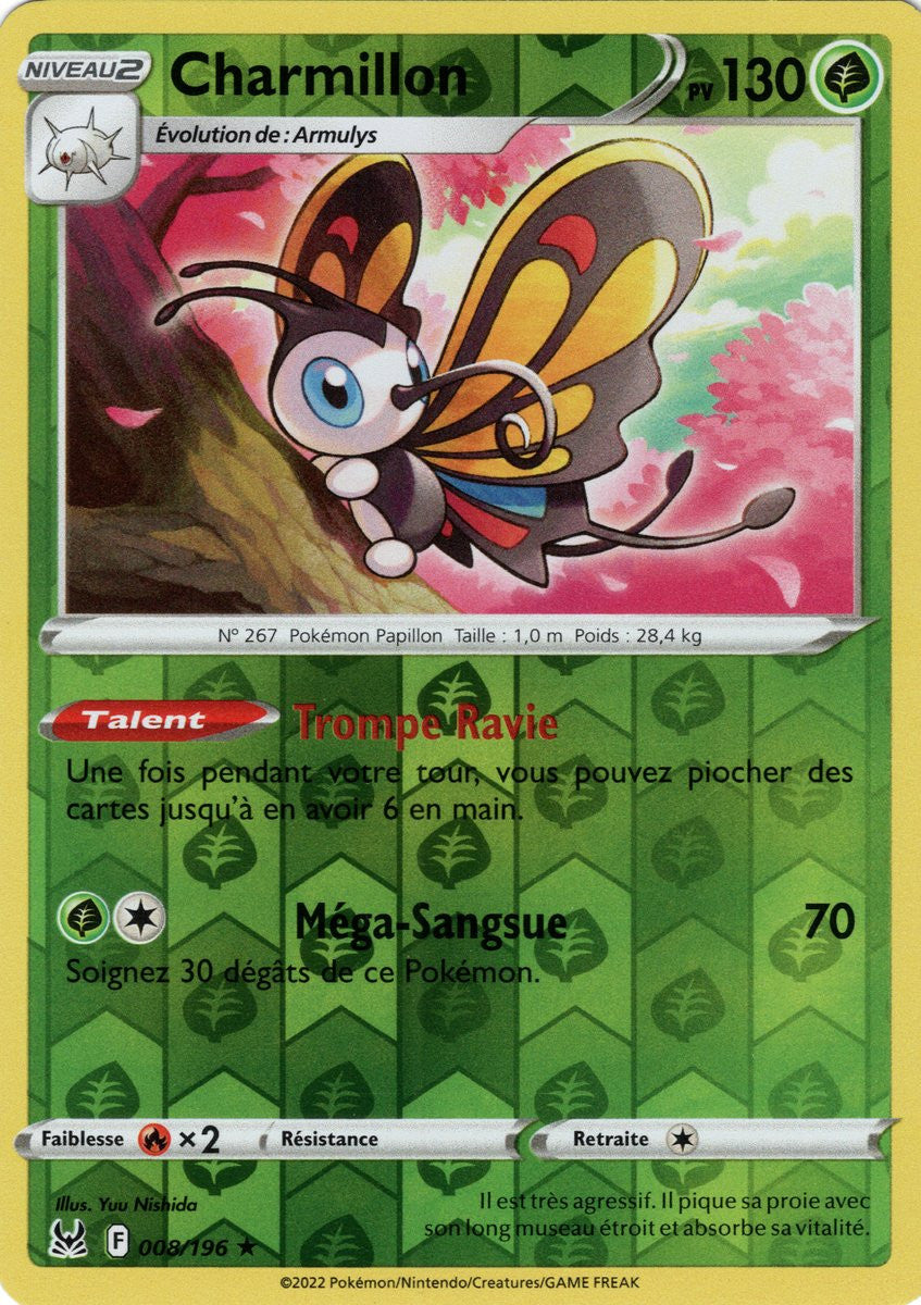 Charmillon – 008/196 – Holo / Reverse – Origine Perdue EB11 (Normale)