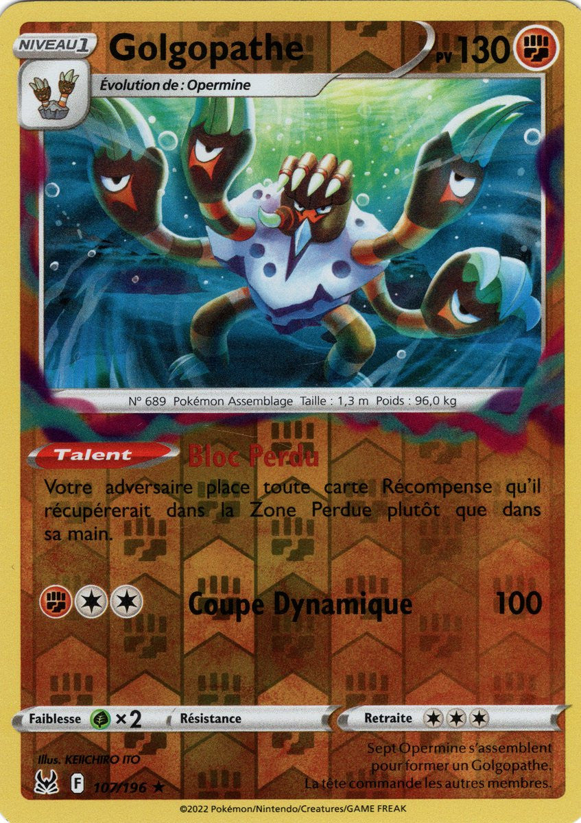 Golgopathe – 107/196 – Holo / Reverse – Origine Perdue – EB11