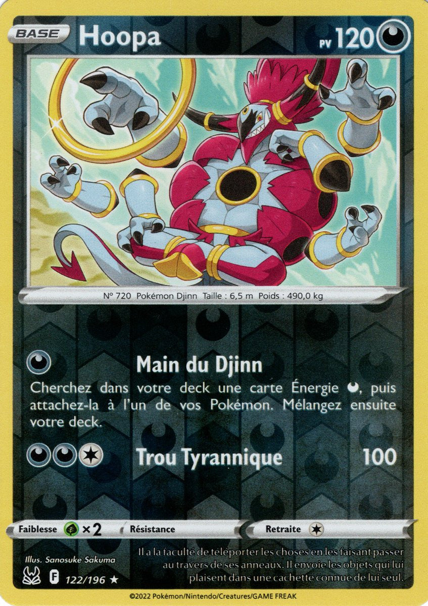 Hoopa – 122/196 – Holo Reverse – Origine Perdue – EB11