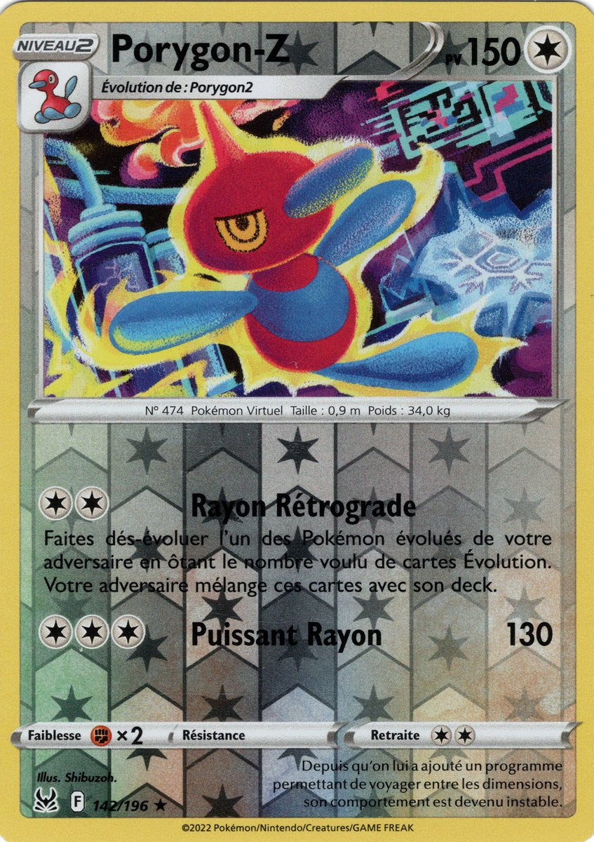 Porygon-Z – 142/196 – Holo Reverse – Origine Perdue – EB11