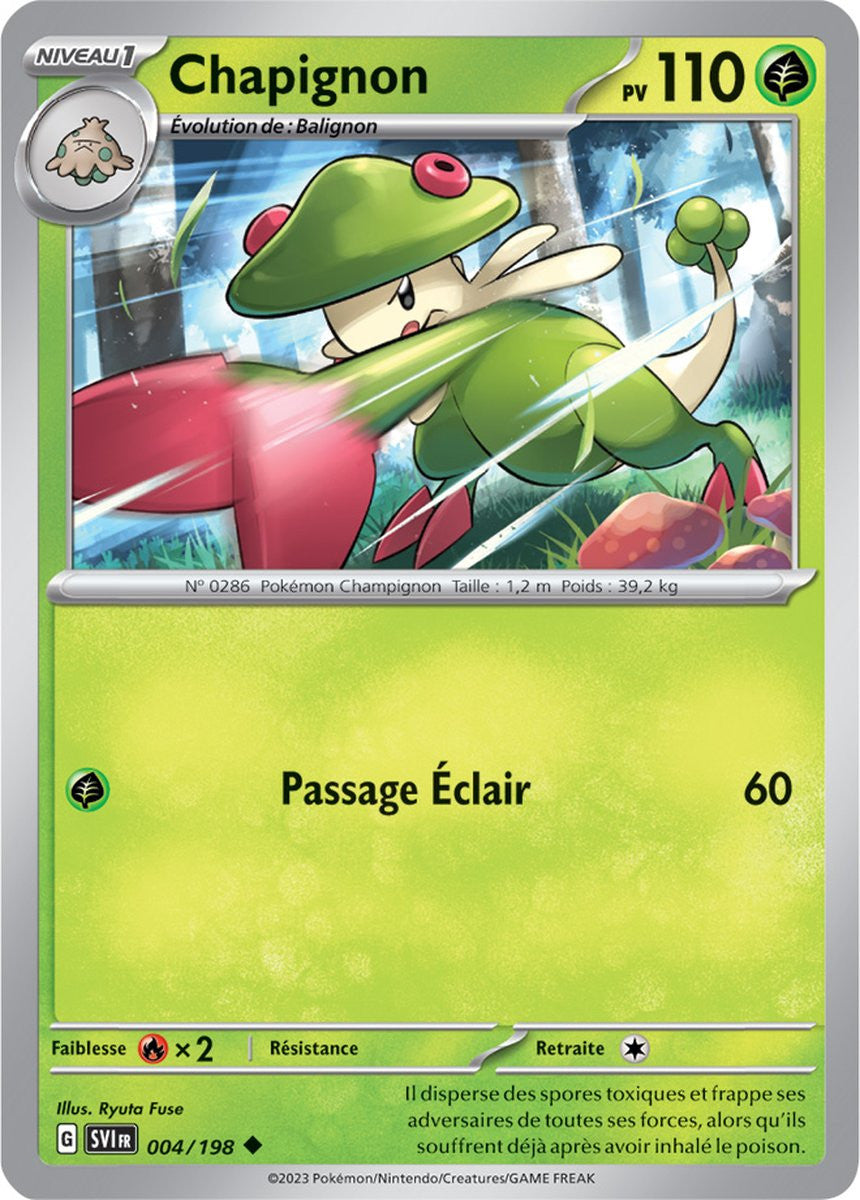 Chapignon – 004/198 – Carte Pokémon Écarlate et Violet EV01 (Reverse)