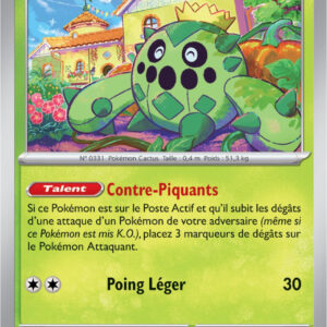 Cacnea - 005/198 - Carte Pokémon Écarlate et Violet EV01 (Reverse)