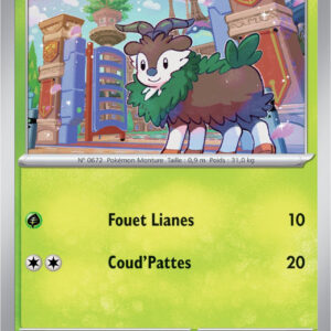 Cabriolaine - 011/198 - Carte Pokémon Écarlate et Violet EV01 (Normale)