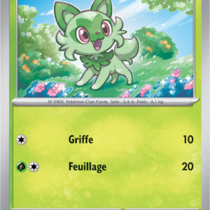 Poussacha - 013/198 - Carte Pokémon Écarlate et Violet EV01 (Reverse)
