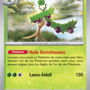 Arboliva - 023/198 - Carte Pokémon Écarlate et Violet EV01 (Reverse)