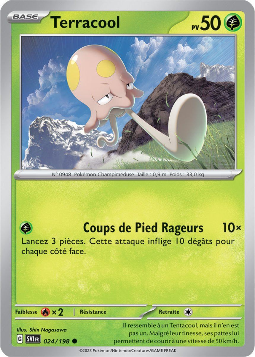 Terracool – 024/198 – Carte Pokémon Écarlate et Violet EV01 (Reverse)