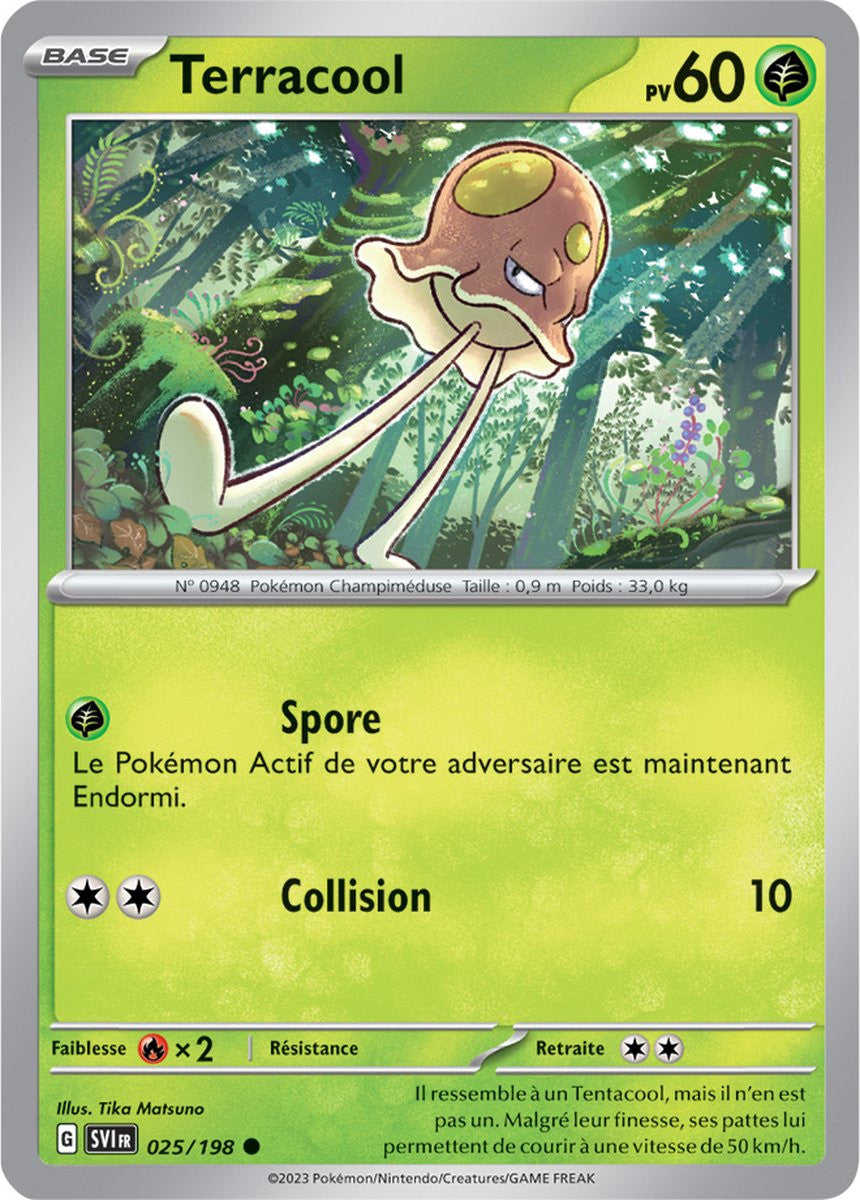 Terracool – 025/198 – Carte Pokémon Écarlate et Violet EV01 (Normale)
