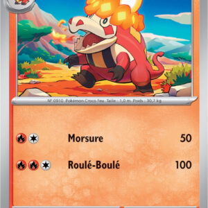 Crocogril - 037/198 - Carte Pokémon Écarlate et Violet EV01 (Reverse)