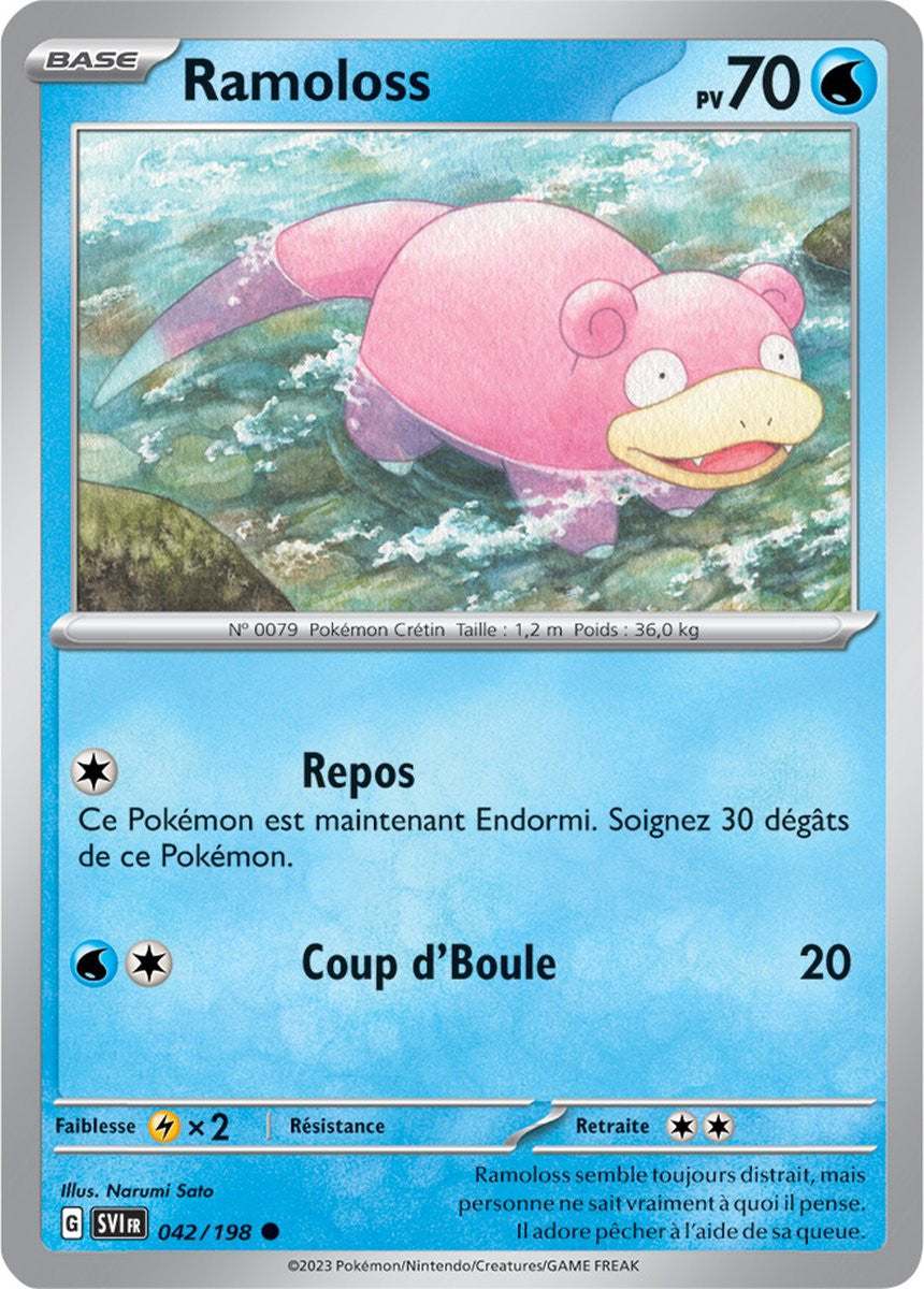 Ramoloss – 042/198 – Carte Pokémon Écarlate et Violet EV01 (Reverse)