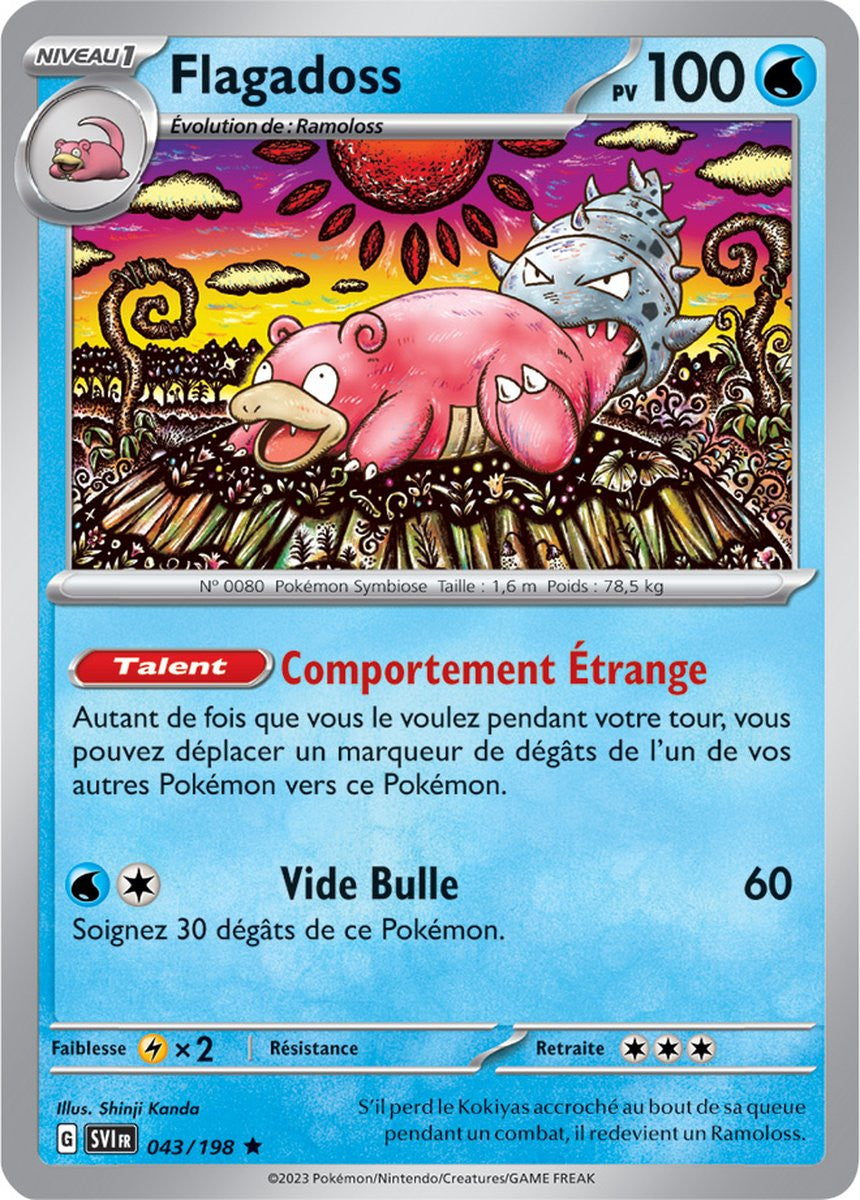 Flagadoss – 043/198 – Carte Pokémon Écarlate et Violet EV01 (Reverse)