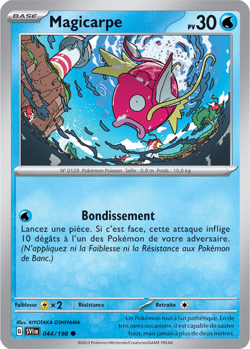 Magicarpe – 044/198 – Carte Pokémon Écarlate et Violet EV01 (Normale)