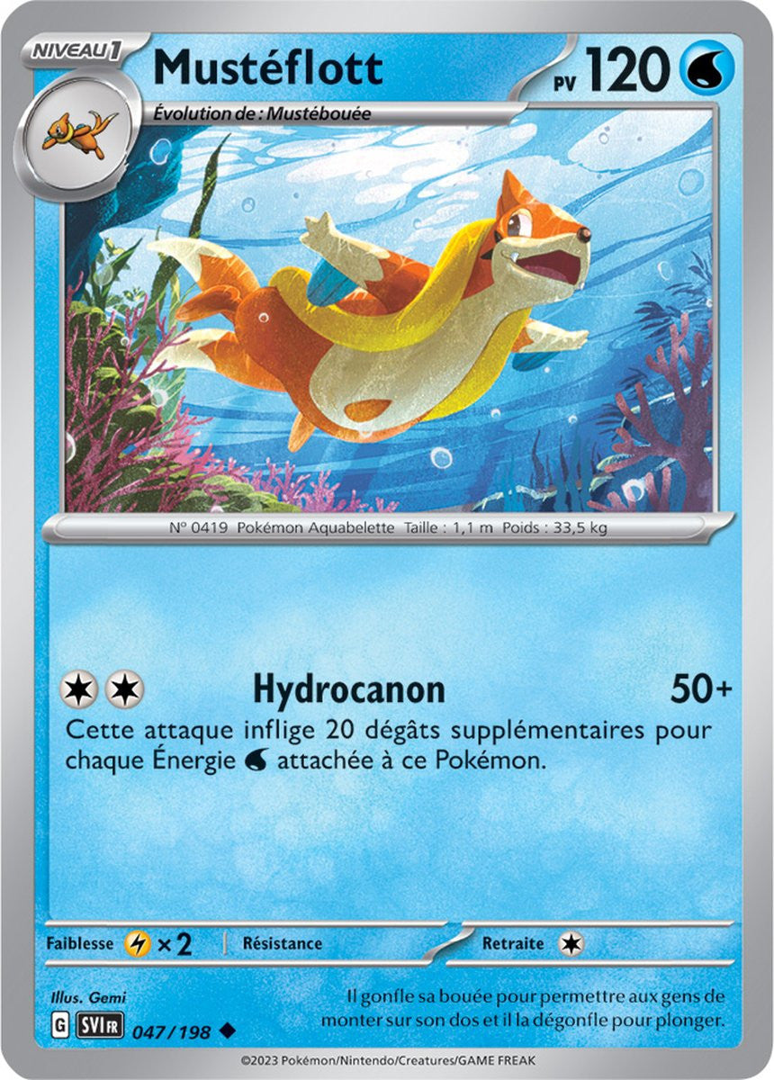 Mustéflott – 047/198 – Carte Pokémon Écarlate et Violet EV01 (Reverse)
