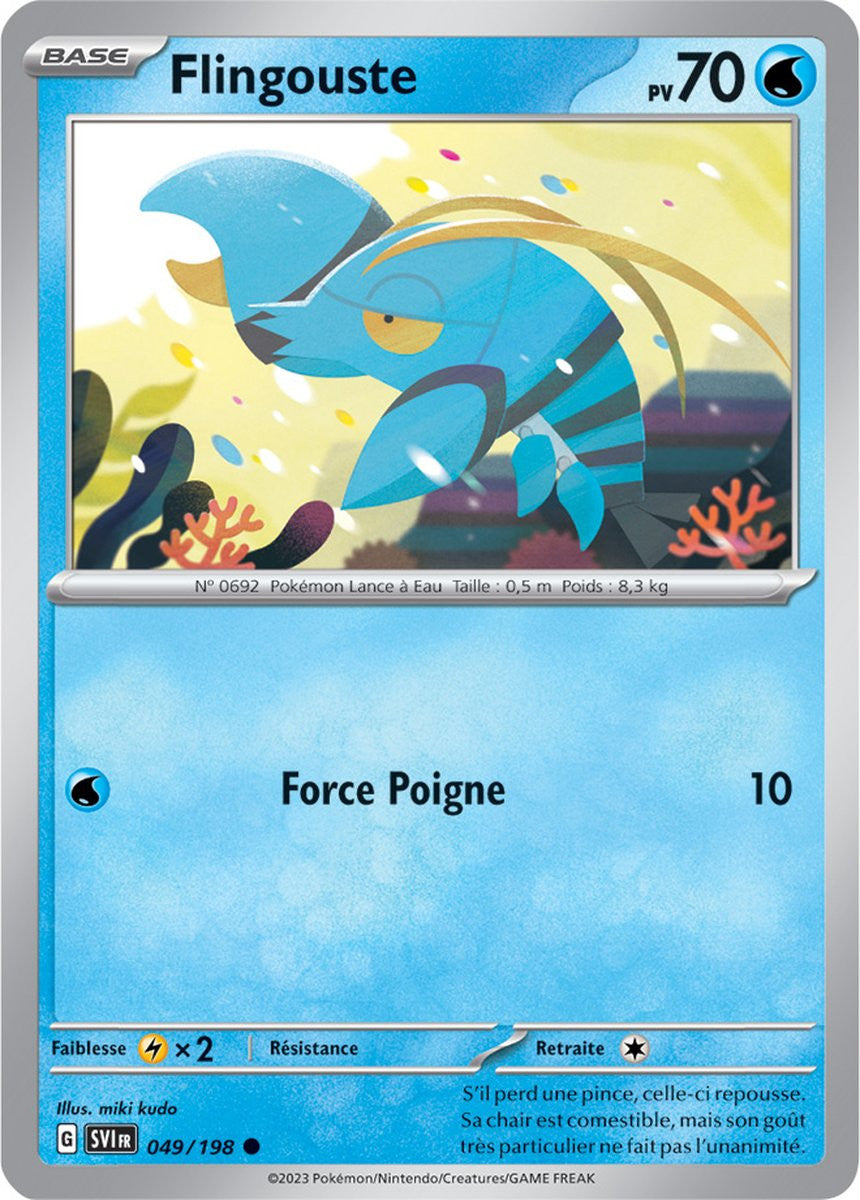 Flingouste – 049/198 – Carte Pokémon Écarlate et Violet EV01 (Reverse)