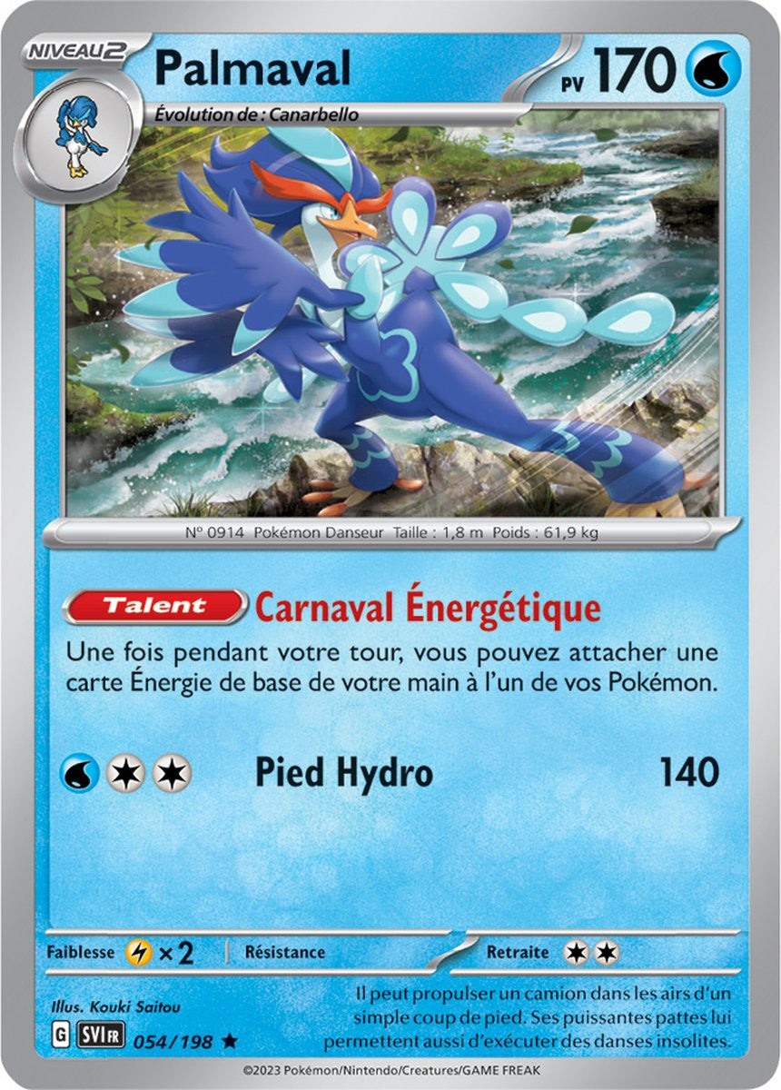 Palmaval – 054/198 – Carte Pokémon Écarlate et Violet EV01 (Normale)