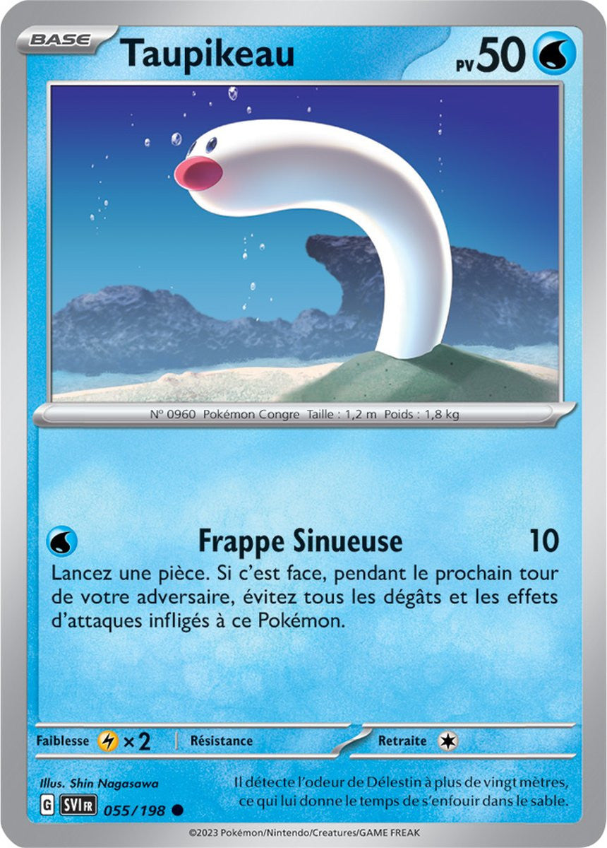 Taupikeau – 055/198 – Carte Pokémon Écarlate et Violet EV01 (Normale)