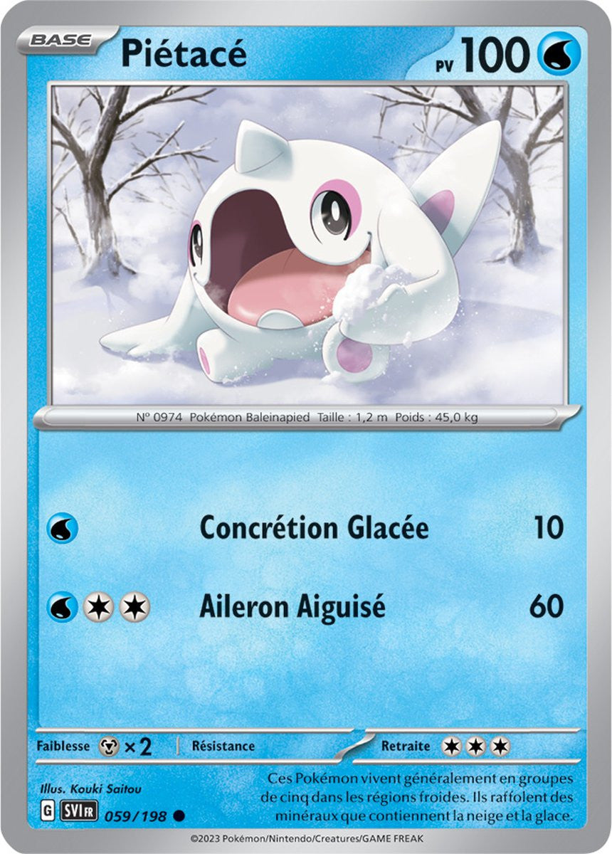 Piétacé – 059/198 – Carte Pokémon Écarlate et Violet EV01 (Reverse)
