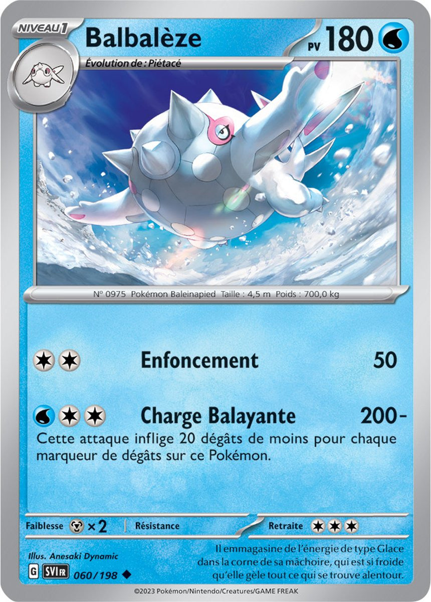 Balbalèze – 060/198 – Carte Pokémon Écarlate et Violet EV01 (Normale)