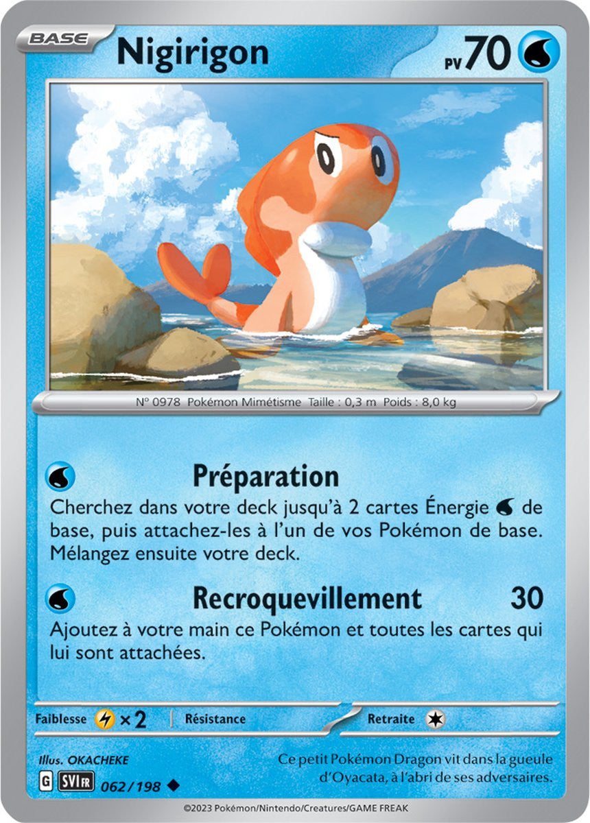 Nigirigon – 062/198 – Carte Pokémon Écarlate et Violet EV01 (Normale)
