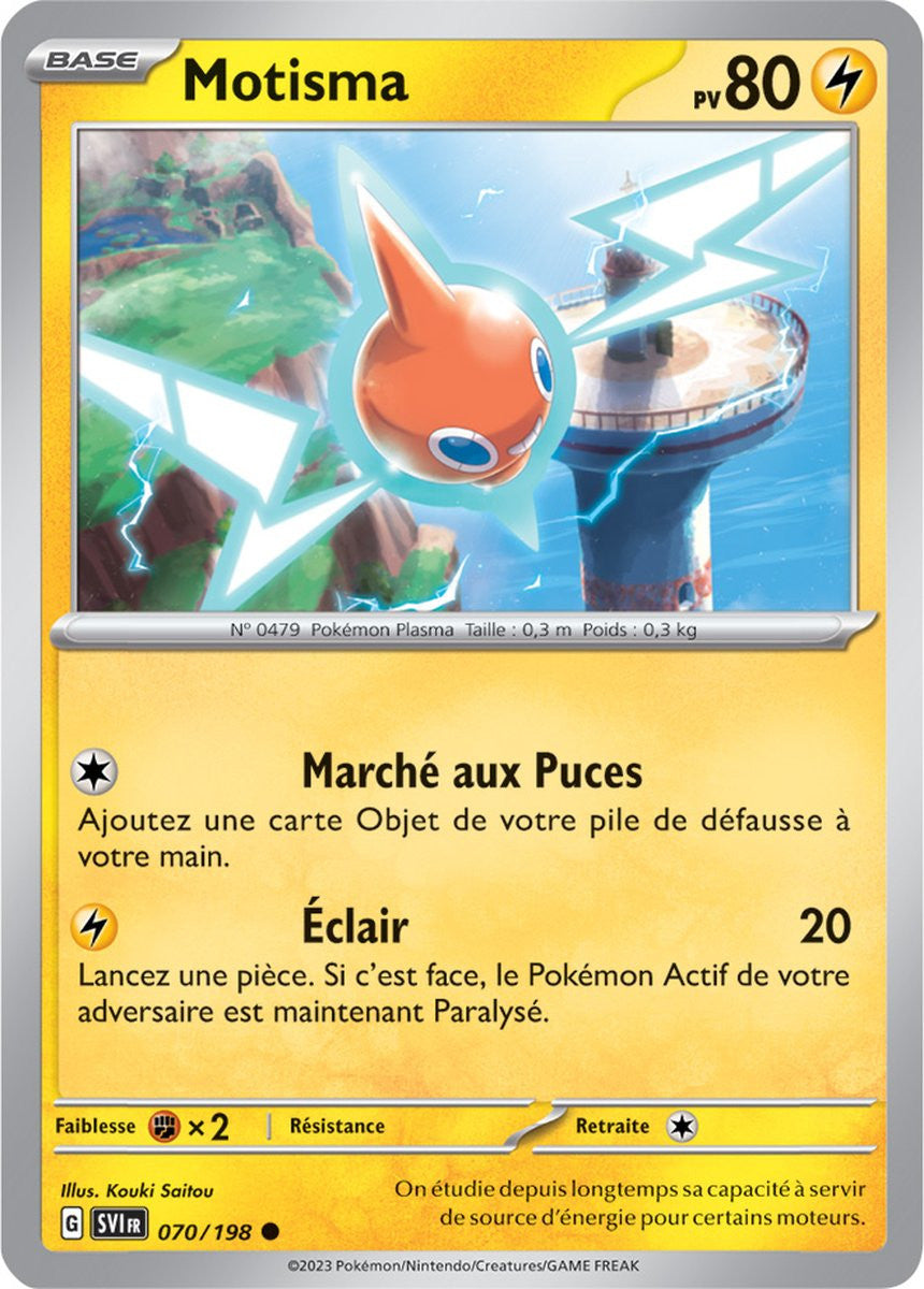Motisma – 070/198 – Carte Pokémon Écarlate et Violet EV01 (Normale)
