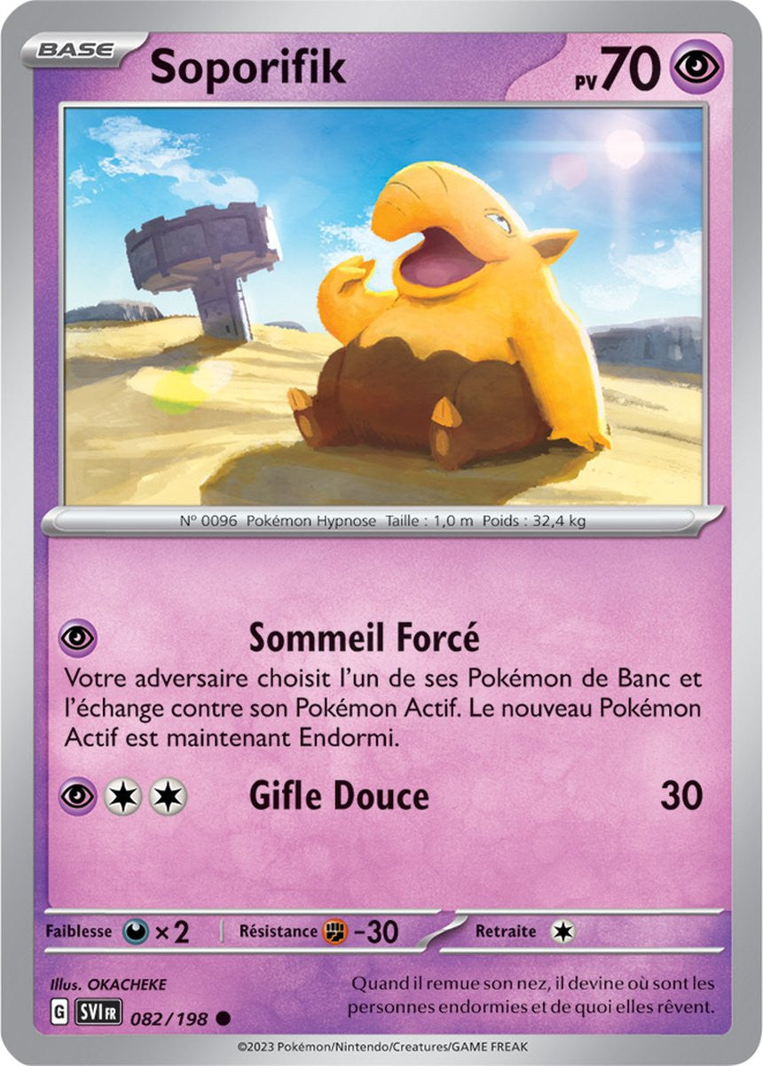 Soporifik – 082/198 – Carte Pokémon Écarlate et Violet EV01 (Reverse)