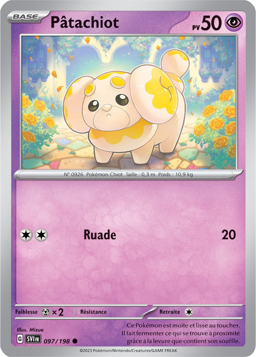 Pâtachiot – 097/198 – Carte Pokémon Écarlate et Violet EV01 (Normale)