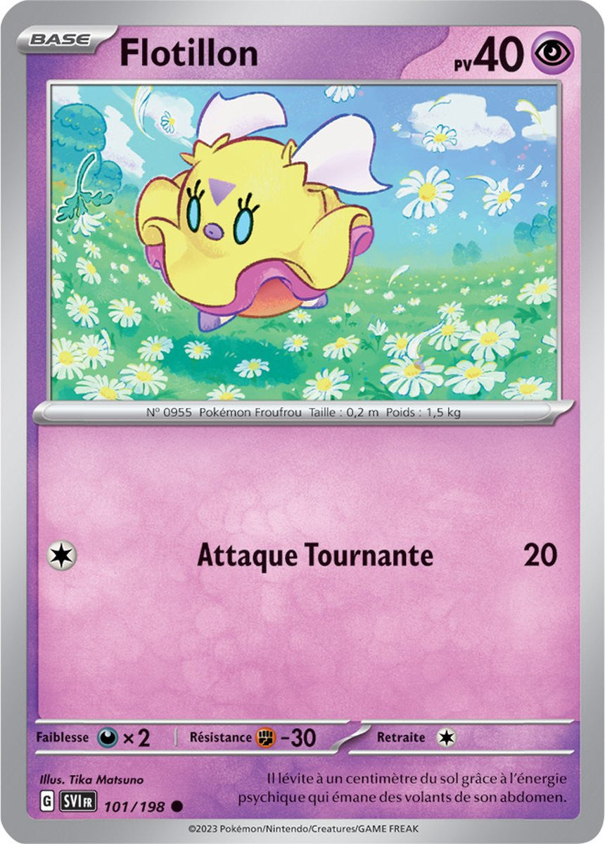 Flotillon – 101/198 – Carte Pokémon Écarlate et Violet EV01 (Reverse)