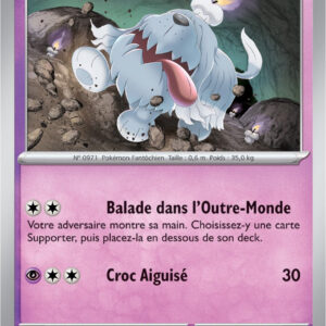 Toutombe - 105/198 - Carte Pokémon Écarlate et Violet EV01 (Normale)