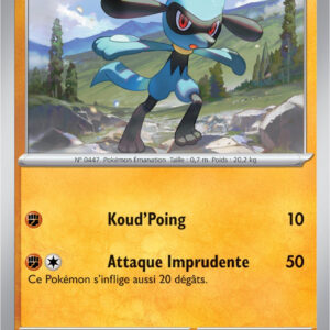Riolu - 113/198 - Carte Pokémon Écarlate et Violet EV01 (Reverse)