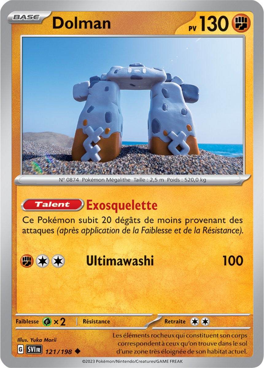 Dolman – 121/198 – Carte Pokémon Écarlate et Violet EV01 (Reverse)