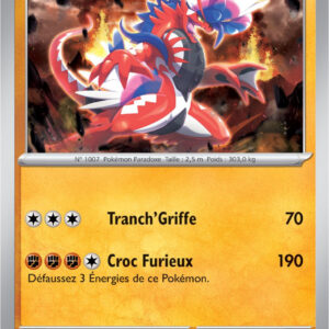 Koraidon - 124/198 - Carte Pokémon Écarlate et Violet EV01 (Normale)