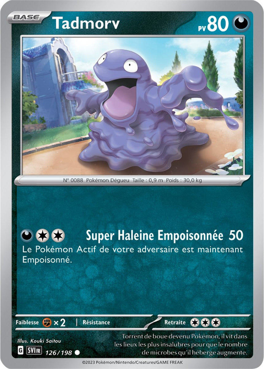 Tadmorv – 126/198 – Carte Pokémon Écarlate et Violet EV01 (Normale)