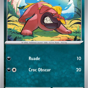 Grondogue - 135/198 - Carte Pokémon Écarlate et Violet EV01 (Normale)