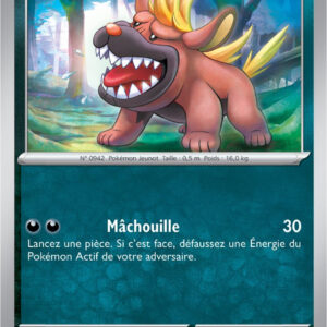 Grondogue - 136/198 - Carte Pokémon Écarlate et Violet EV01 (Reverse)