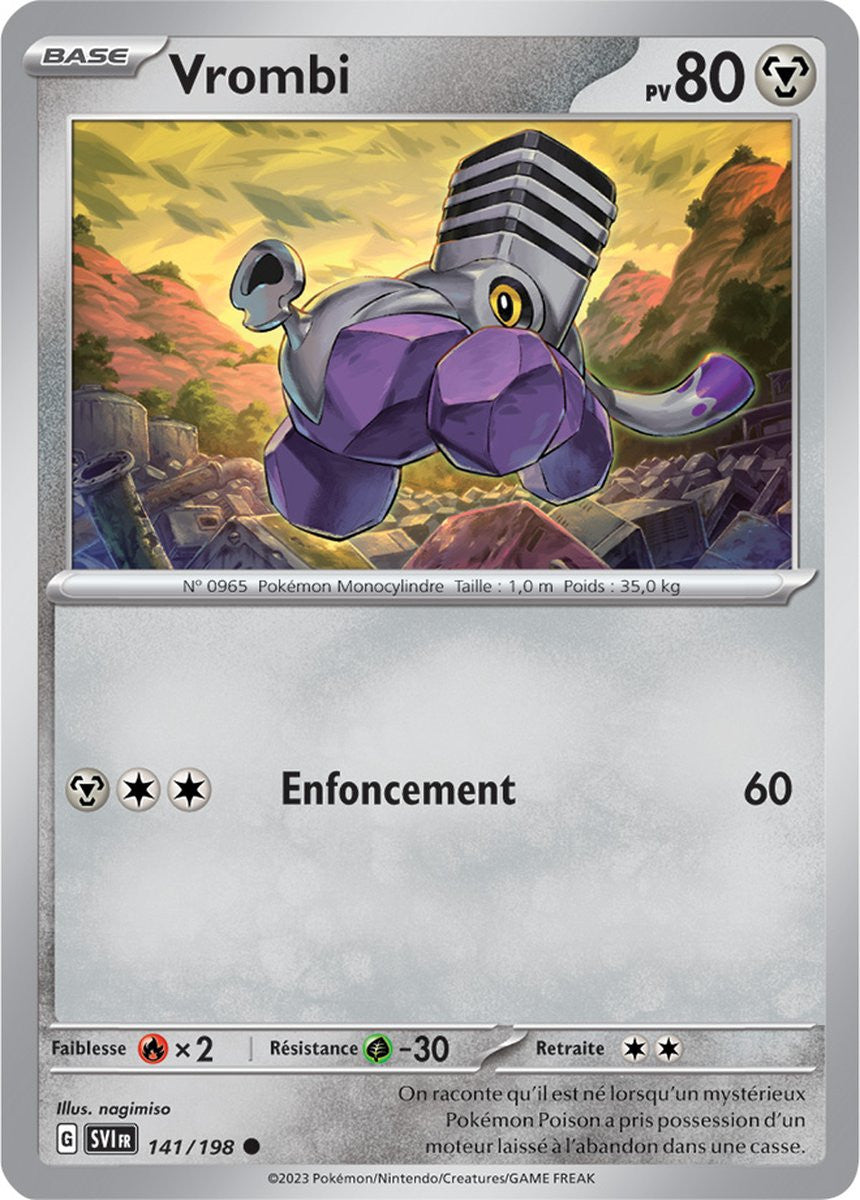 Vrombi – 141/198 – Carte Pokémon Écarlate et Violet EV01 (Normale)