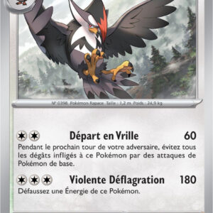 Étouraptor - 150/198 - Carte Pokémon Écarlate et Violet EV01 (Reverse)