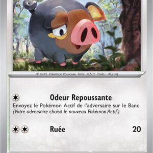 Gourmelet - 154/198 - Carte Pokémon Écarlate et Violet EV01 (Reverse)