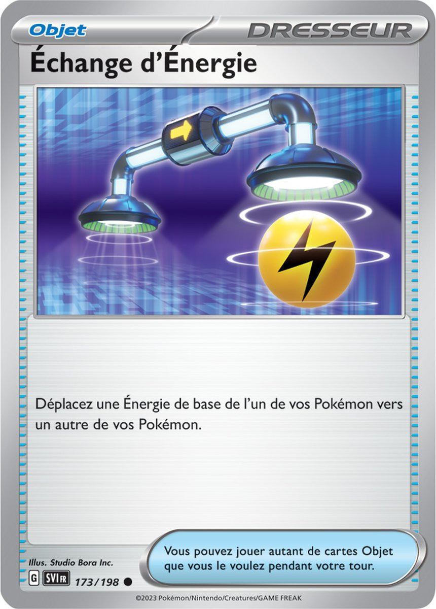 Échange d&rsquo;Énergie – 173/198 – Carte Pokémon Écarlate et Violet EV01 (Reverse)
