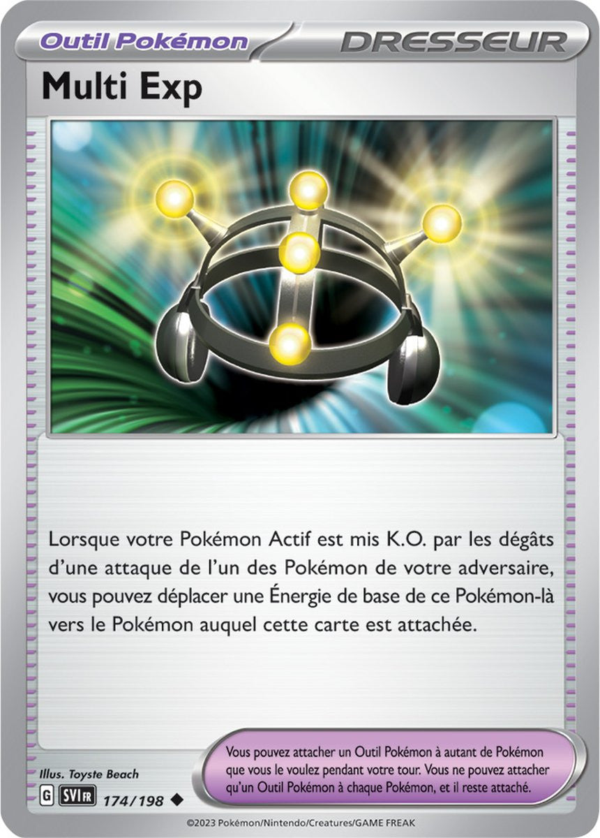 Multi Exp – 174/198 – Carte Pokémon Écarlate et Violet EV01 (Normale)