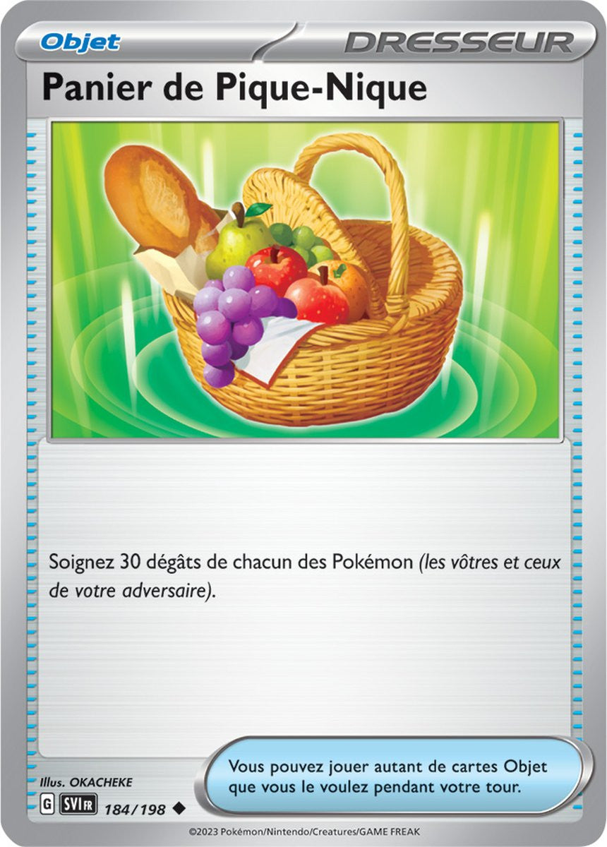 Panier de Pique-Nique – 184/198 – Carte Pokémon Écarlate et Violet EV01 (Normale)