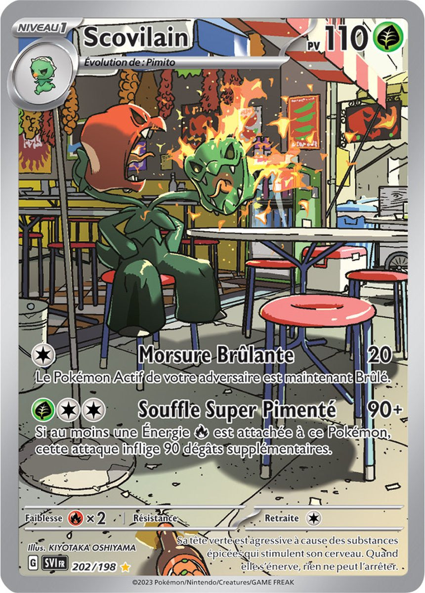 Scovilain – 202/198 – Carte Pokémon Écarlate et Violet EV01