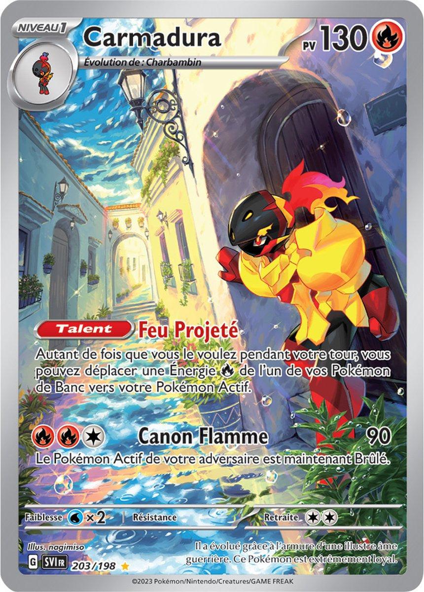 Carmadura – 203/198 – Carte Pokémon Écarlate et Violet EV01