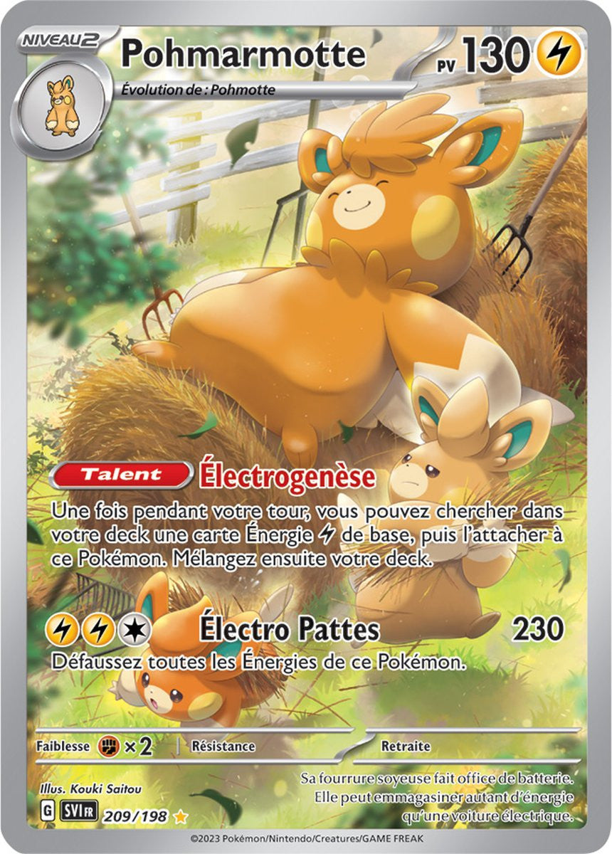Pohmarmotte – 209/198 – Carte Pokémon Écarlate et Violet EV01