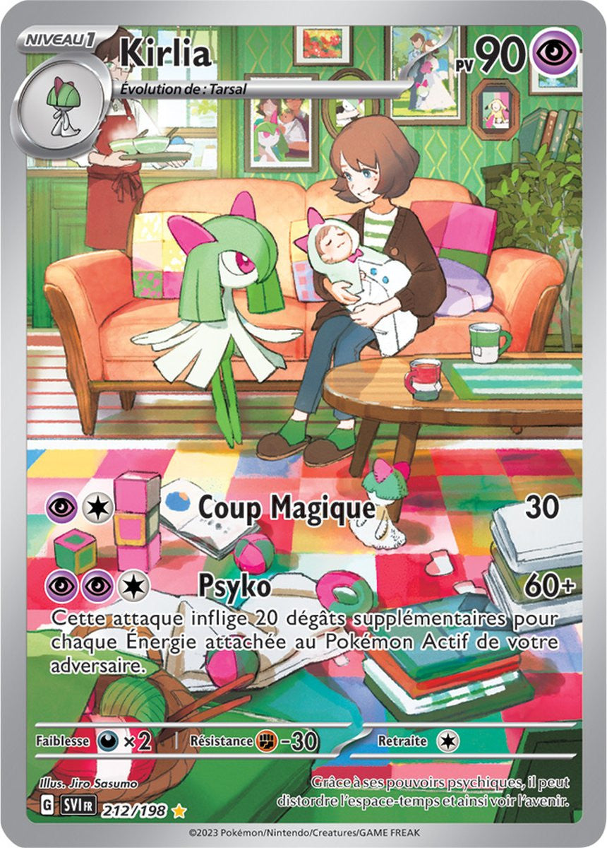 Kirlia – 212/198 – Carte Pokémon Écarlate et Violet EV01