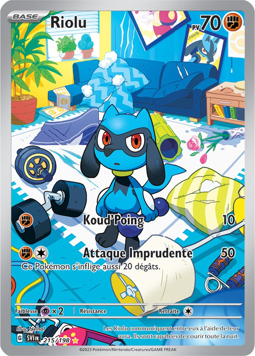 Riolu – 215/198 – Carte Pokémon Écarlate et Violet EV01