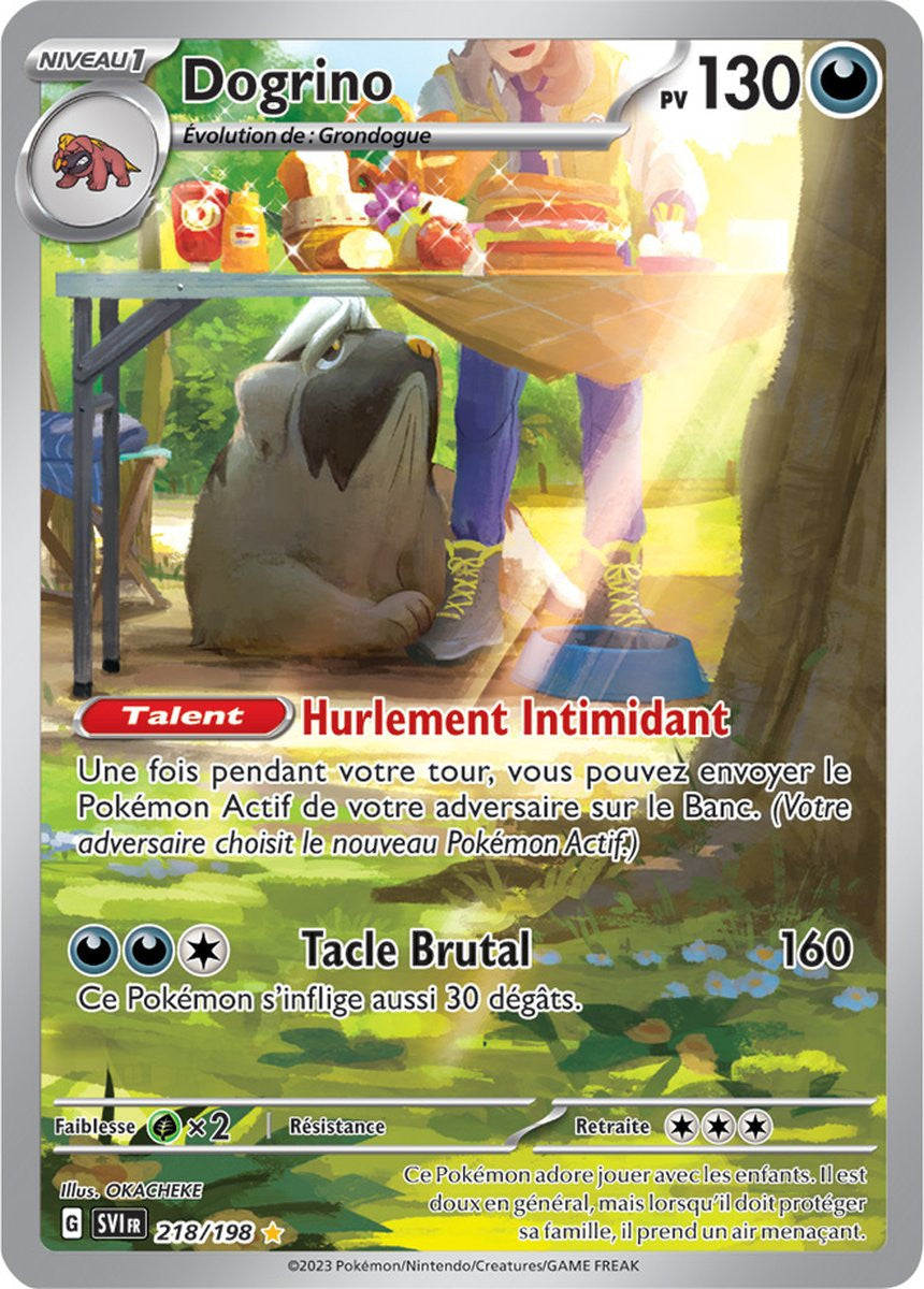 Dogrino – 218/198 – Carte Pokémon Écarlate et Violet EV01