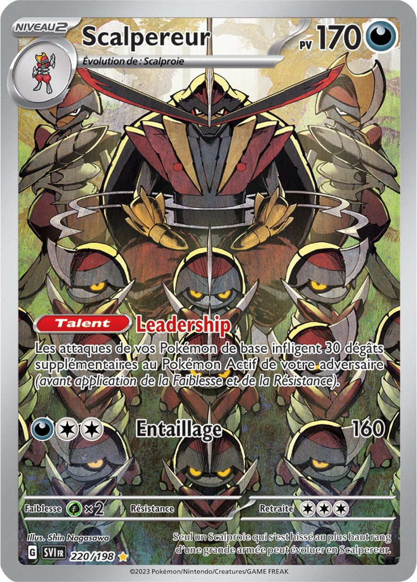 Scalpereur – 220/198 – Carte Pokémon Écarlate et Violet EV01