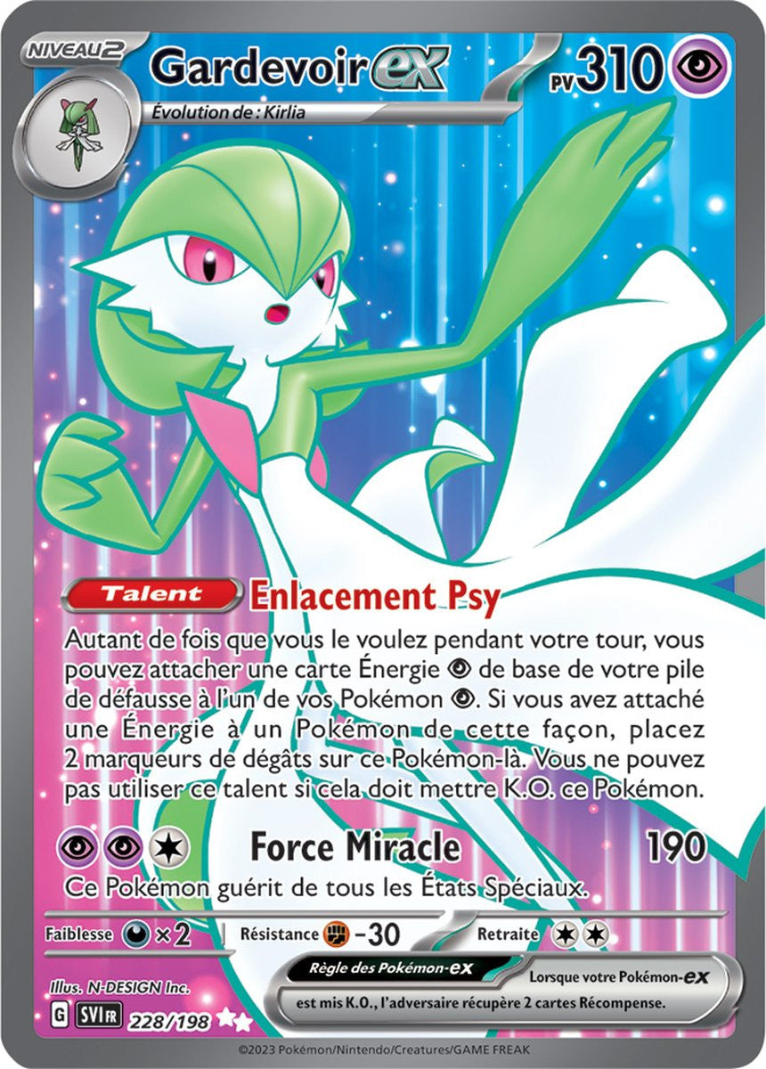 Gardevoir ex – 228/198 – Carte Pokémon Écarlate et Violet EV01